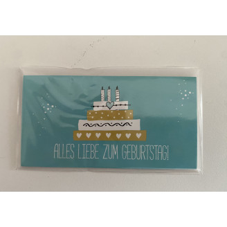 Mini Karte "Alles Liebe zum...