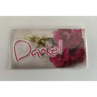 Mini Karte "Danke"