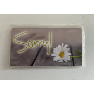 Mini Karte "Sorry"
