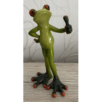 Frosch stehend 16cm