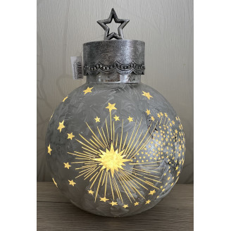 Deko Kugel Frosty-Komet 30cm