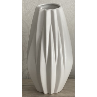 Vase Weiss matt 34cm