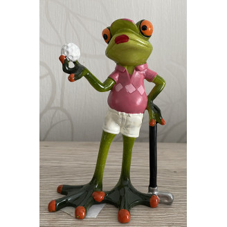 Frosch "Golfspieler"