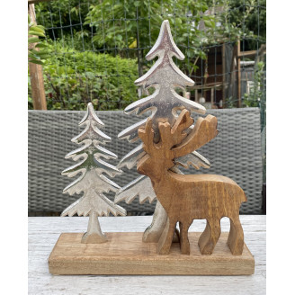 Baum+Hirsch Alu Mango Holz...