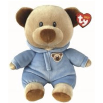 PAJAMA BEAR BLUE -BABY TY REG