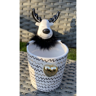 Deko Gefäß Trend Style 18cm