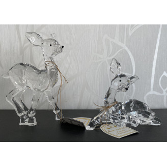 Acryl Rehe klar 13cm sortiert