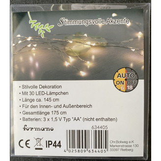 Lichtgirlande 30LED 140cm...