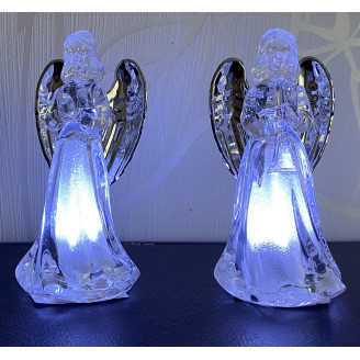 Acryl Engel mit Licht 10cm