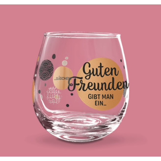 Wein/Wasserglas "Freunden"