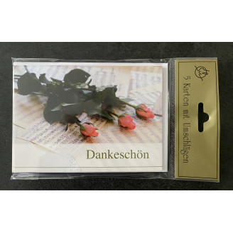 Danke Karte 5er