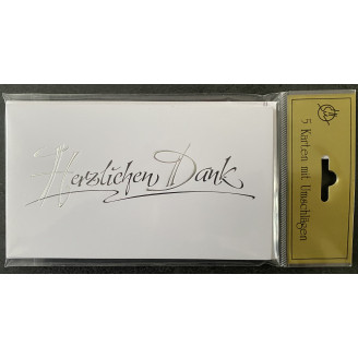 Trauer Karte  Danke 5er