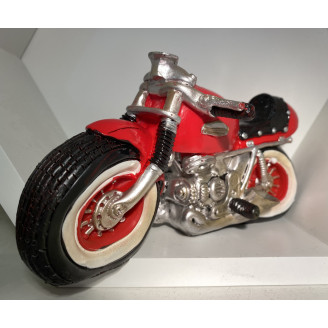 Motorrad handbemalt 20cm