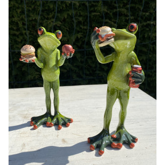 Frosch mit Burger sortiert